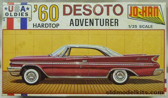 Jo-Han 1/25 1960 Desoto  Adventurer Two Door Hardtop, C4460 plastic model kit